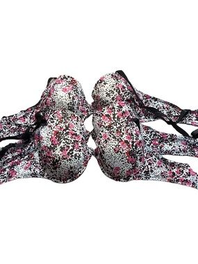 3 George Bras Size 38C Underwire Padded T-Shirt Bras Bundle